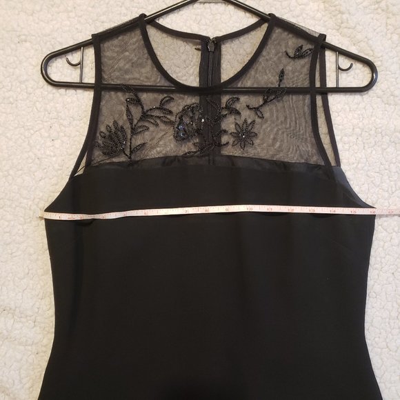 Vintage Illusion Neck Sheath Dress - Picture 3 of 6